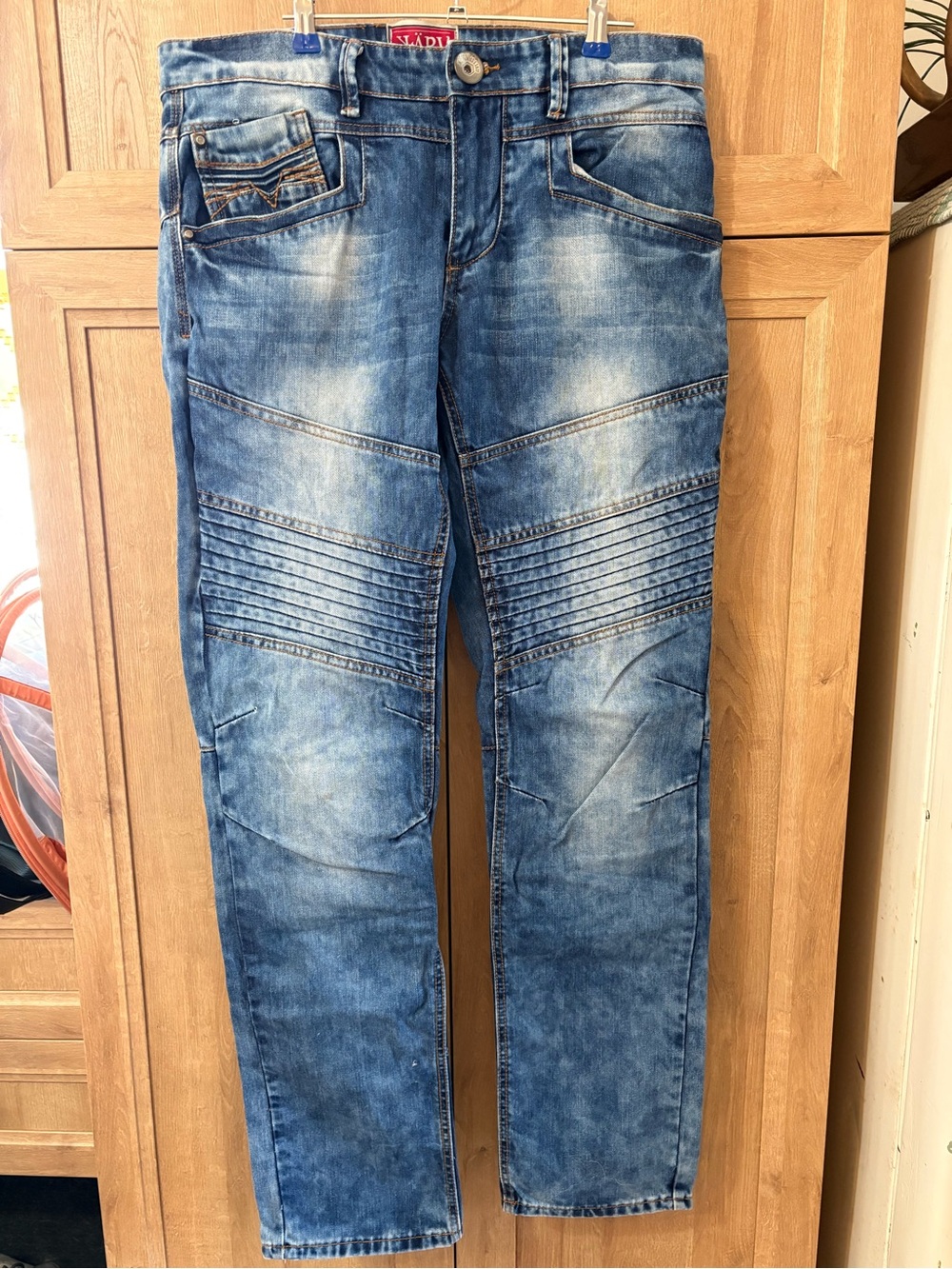 Men's Blue Washed KARV Jeans
